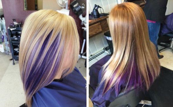 Двойное окрашивание волос, окрашивание волос в два цвета, модный цвет волос 2016